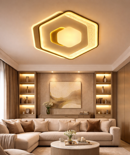 جلوب سداسي وهج النور3D